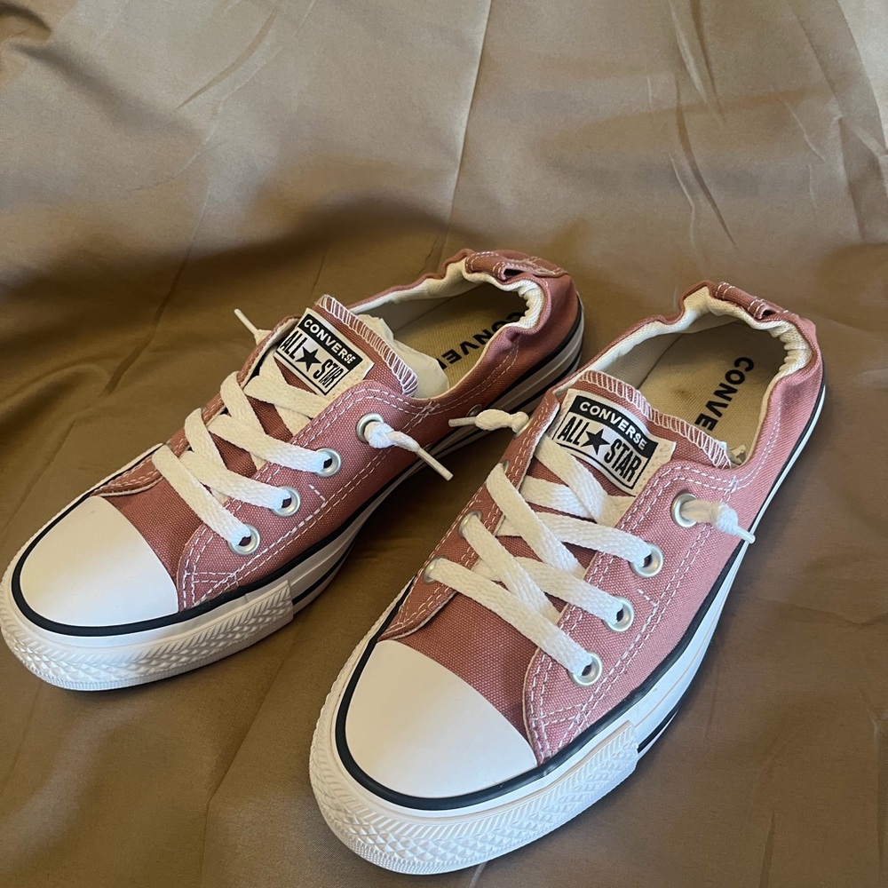Converse Pink Low-Top Sneakers